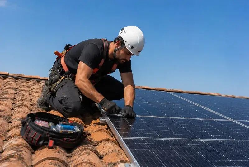 Maintenance et monitoring de panneaux solaires à Waziers